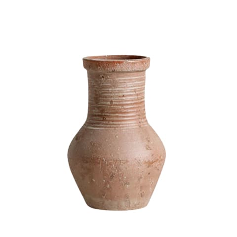 Vase Amphore Argile Rouge Vieillie