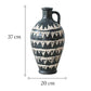 Vase Ancien Cruche Motif Triangles