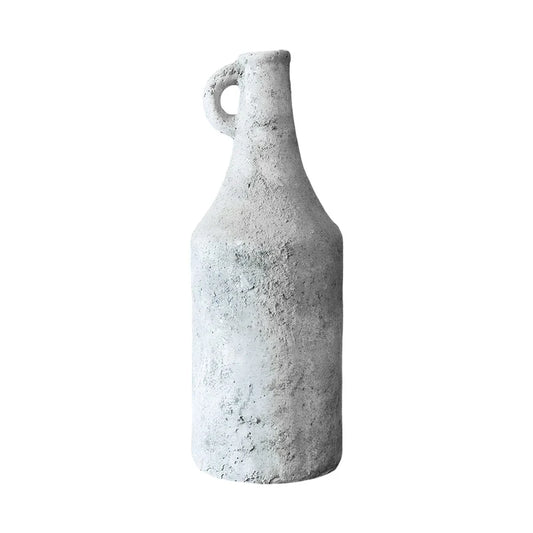 Vase Ancien Forme Bouteille avec Anse
