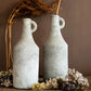 Vase Ancien Forme Bouteille avec Anse