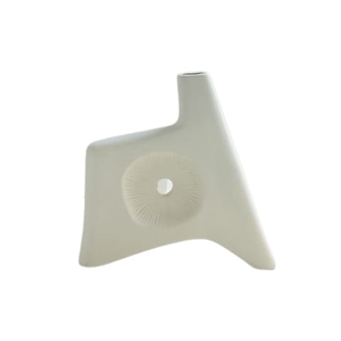 Vase Blanc Art Abstrait