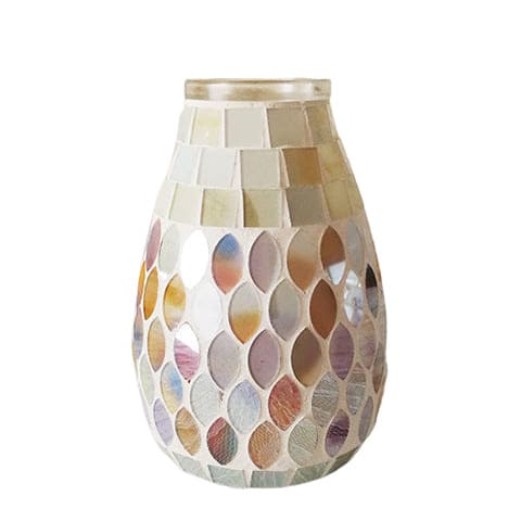 Vase Nacré Art Mosaïque
