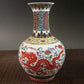 Vase Artisanal Dragon Rouge