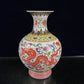 Vase Artisanal Dragon Rouge
