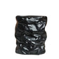 Vase Artisanal Effet Papier Froissé Noir ou Blanc