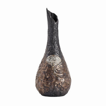 Vase Artisanal Vintage Motif Lotus