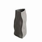 Vase Artistique Difforme Blanc Gris ou Kaki