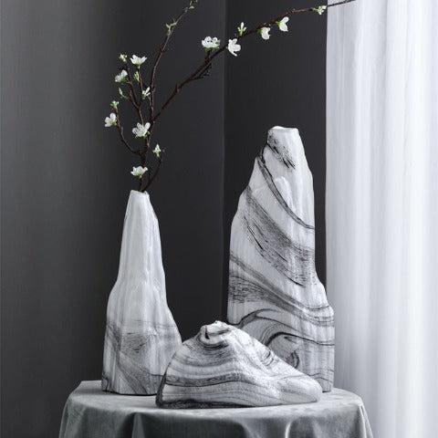 Vase Atypique Paysage Chinois