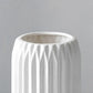 Vase Blanc Décoratif Style Origami