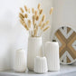 Vase Blanc Décoratif Style Origami