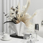 Vase Blanc Éventail Original