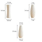 Vase Blanc Minimaliste Trois Motifs