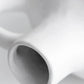 Vase Blanc Moucheté Forme Cruche avec Anse
