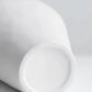 Vase Blanc Moucheté Forme Cruche avec Anse