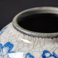 Vase Bleu et Blanc Ancien Motif Fleurs
