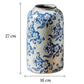 Vase Bleu et Blanc Ancien Motif Fleurs