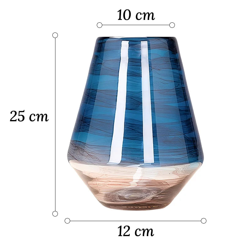 Vase Bleu Nuancé Élégant