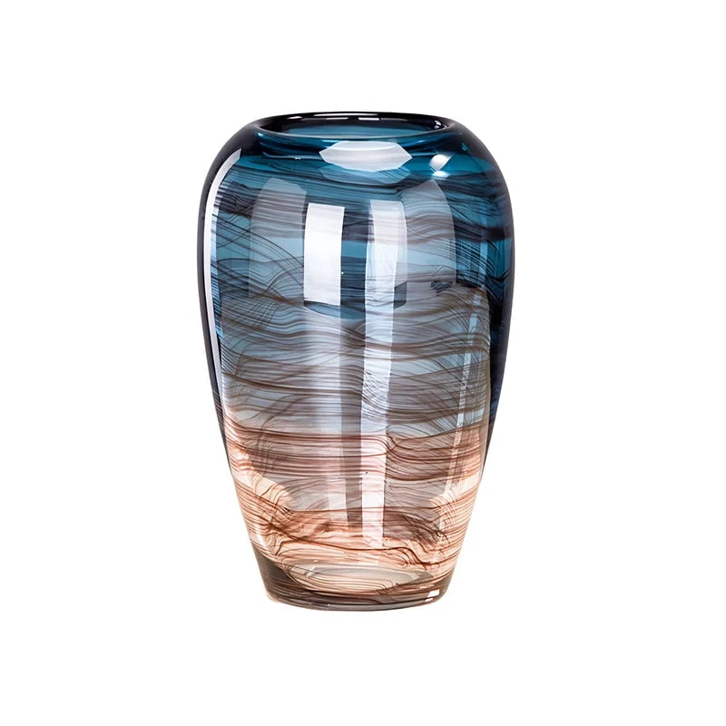 Vase Bleu Nuancé Élégant
