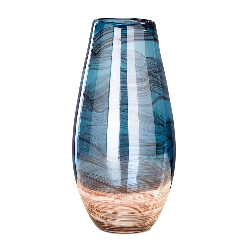 Vase Bleu Nuancé Élégant