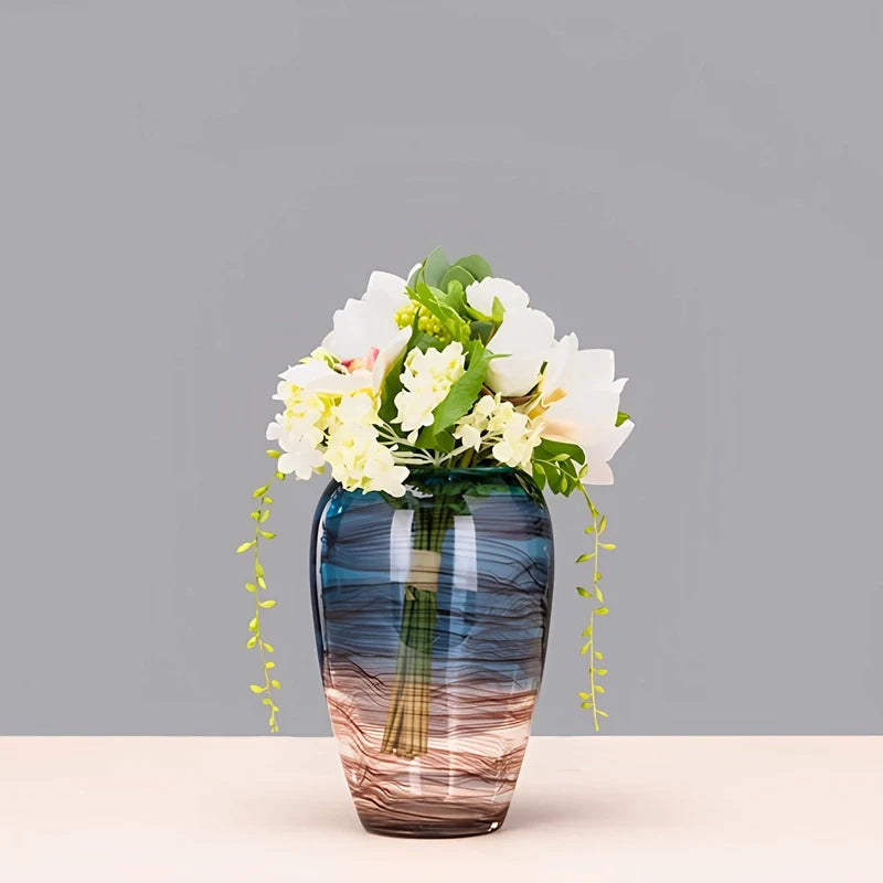Vase Bleu Nuancé Élégant
