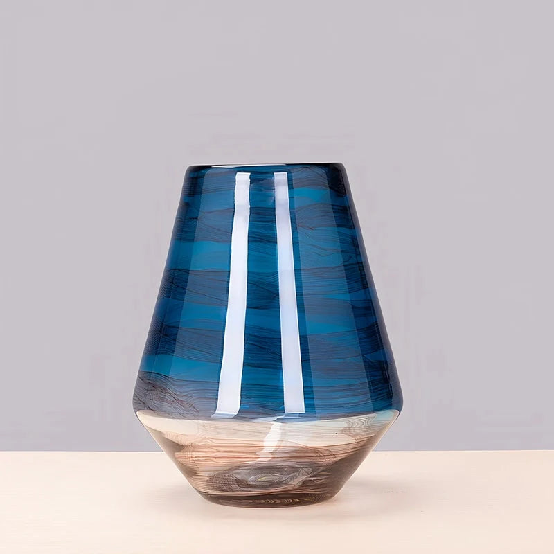 Vase Bleu Nuancé Élégant