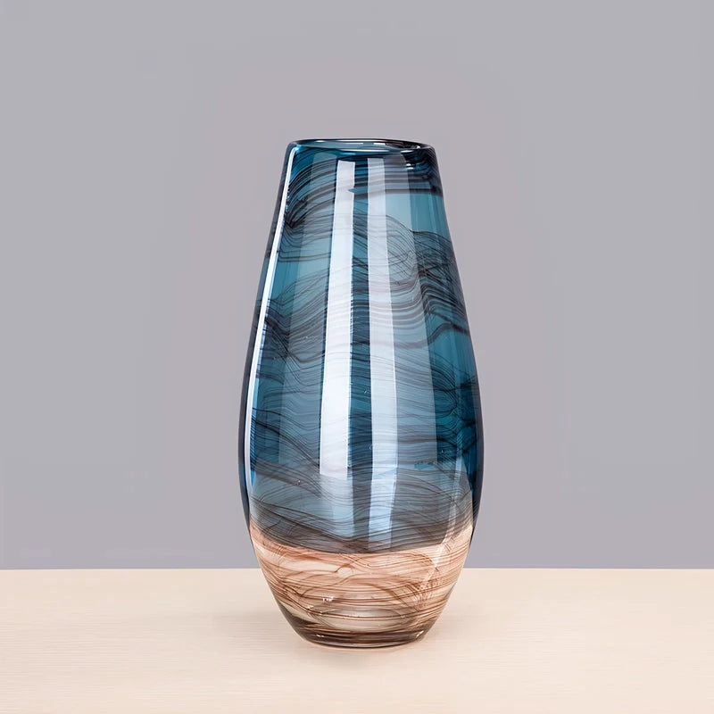 Vase Bleu Nuancé Élégant