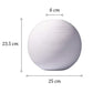Vase Boule Blanc Minimaliste