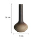 Vase Bouteille en Grès Émaillé Bicolore