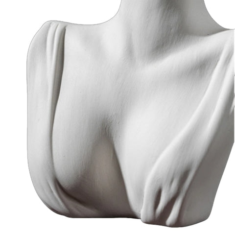 Vase Buste Blanc Design Féminin