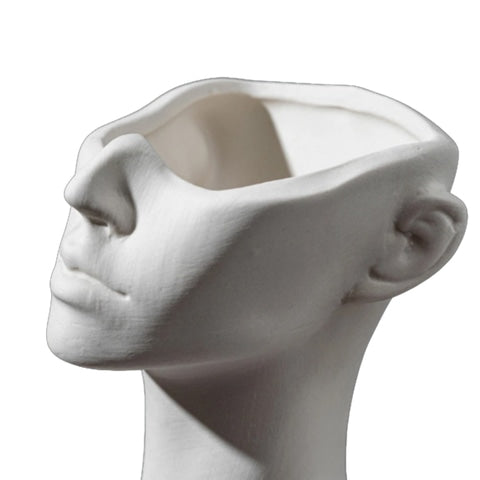Vase Buste Blanc Design Féminin