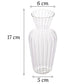 Vase Chaloupé Strié à Collerette