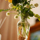 Vase Chaloupé Strié à Collerette