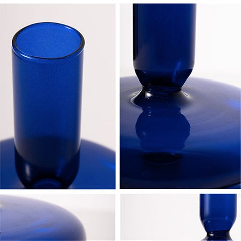 Vase Chandelier Bleu Nuit ou Orange