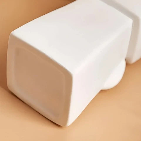 Vase Chat Blanc Design Créatif