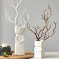 Vase Chat Blanc Design Créatif