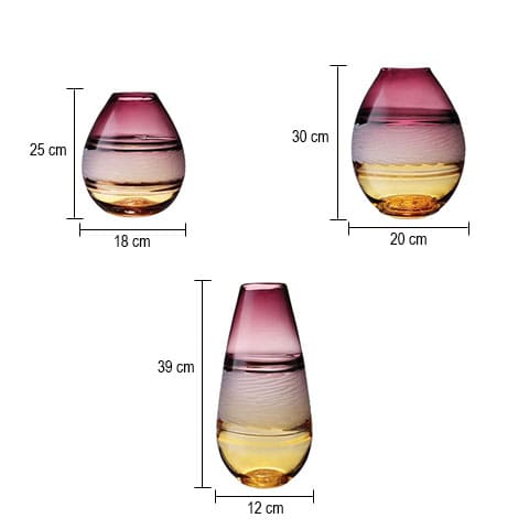 Vase Chic Style Nordique Moderne Tricolore