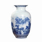 Vase Chinois Ancien Paysage ou Poissons