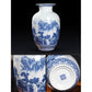 Vase Chinois Ancien Paysage ou Poissons