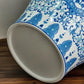 Vase Chinois Bleu et Blanc Motif Fleurs