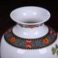 Vase Chinois Peint Motifs Animaux