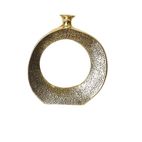 Vase Circulaire Argenté ou Doré