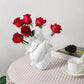 Vase Cœur Humain Blanc