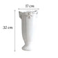 Vase Colonne Blanche sur Pied