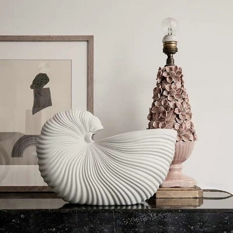 Vase Coquillage Blanc