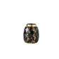 Vase Créatif Blanc ou Noir Doré Effet Marbre