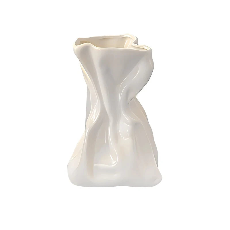 Vase Créatif Froissé Design Original