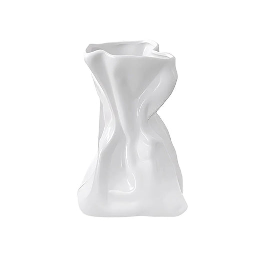 Vase Créatif Froissé Design Original