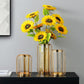 Vase Transparent Lanterne Dorée