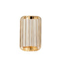 Vase Transparent Lanterne Dorée