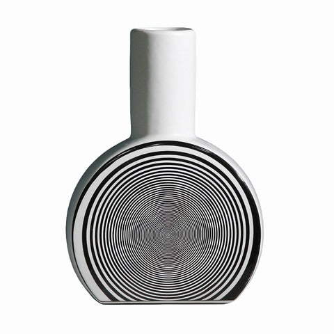 Vase Créatif Ligne Géométrique Effet Hypnotique